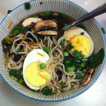 Mandy's - Ramen à la Mandy's. The veggie broth was on point! - Salad Near Me - Montreal, Quebec