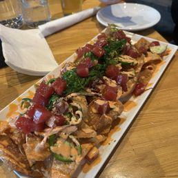 Poke nachos Poke nachos