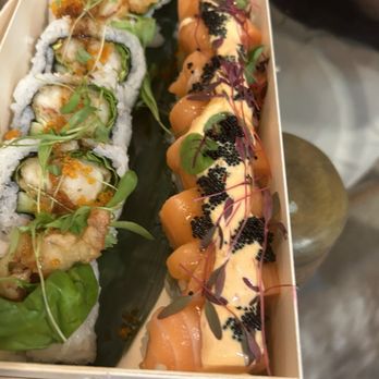 Takumi Maui - Special salmon roll and lobster tempura roll - Sushi Bars Near Me - Lahaina, Hawaii Takumi Maui - Special salmon roll and lobster tempura roll - Sushi Bars Near Me - Lahaina, Hawaii