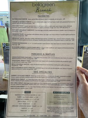 Menu photo 2 bellagreen Houston, TX