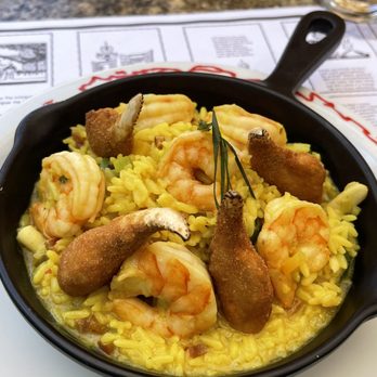 Tio Pepe - "Caranguejo nas Olinda". Crab claws, shrimp & squid in risotto. - Northeastern Brazilian Near Me - Recife, Prince Edward Island Tio Pepe - "Caranguejo nas Olinda". Crab claws, shrimp & squid in risotto. - Northeastern Brazilian Near Me - Recife, Prince Edward Island