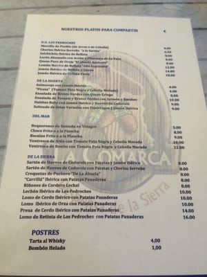 Menu photo 1 La Comarca Córdoba, CO
