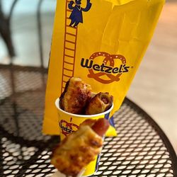 Wetzel's Pretzels - Cheese dog bites - yum!