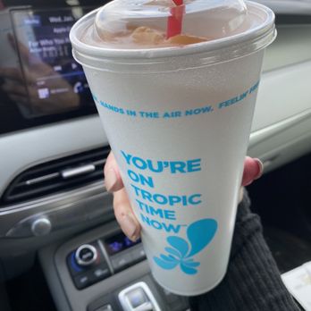 Tropical Smoothie Cafe - Sunrise sunset smoothie - Juice Bars & Smoothies Near Me - Cullman, Alabama