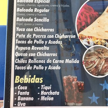 El Rincón de Honduras - Menu-4 - Honduran Near Me - Tulsa, Oklahoma