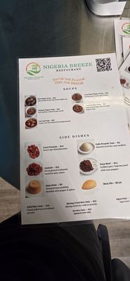 Menu photo 2 Nigeria Breeze Temecula, CA