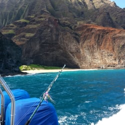 Ski Marine - The napali coast.THANKS SKI MARINE .WE COULD NOT HAVE DONE IT WITHOUT YOU.PHIL&NANCY.