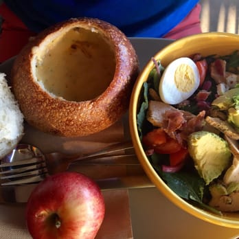 Panera Bread - Combo of soup (in a bread bowl) , salad, and apple - Sandwiches Near Me - Alpharetta, Georgia Panera Bread - Combo of soup (in a bread bowl) , salad, and apple - Sandwiches Near Me - Alpharetta, Georgia