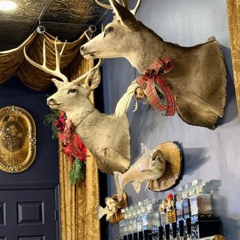 The Parlor PS - Elks greet to you over the bar. - Sandwiches Near Me - Mooresville, Indiana