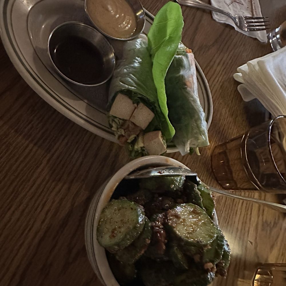The Copper Room - Tofu spring rolls & Marinated cucumbers - Cocktail Bars Near Me - Yucca Valley, California The Copper Room - Tofu spring rolls & Marinated cucumbers - Cocktail Bars Near Me - Yucca Valley, California