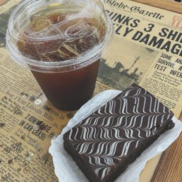 Brownie + Iced Americano Brownie + Iced Americano