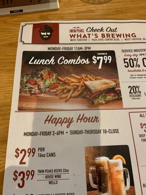 Menu photo 6 Twin Peaks West Chester Township, OH Menu photo 6 Twin Peaks West Chester Township, OH