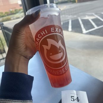 Hibachi Express Japanese Grill - Real Strawberry Lemonade - Poke Near Me - Cincinnati, Ohio