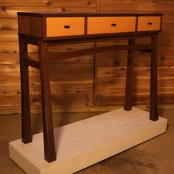 Joseph Murphy Furniture Maker - Console Table with 3 Drawers