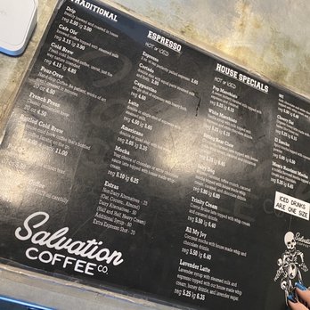 Salvation Coffee - menu - Coffee & Tea Near Me - Burlington, North Carolina