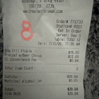 Bread and Brew Alaska - Credit card fee - Bars Near Me - Anchorage, Alaska Bread and Brew Alaska - Credit card fee - Bars Near Me - Anchorage, Alaska