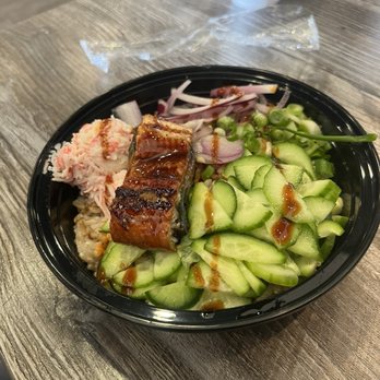 Ahipoki - mini bowl with unagi - Seafood Near Me - Long Beach, California