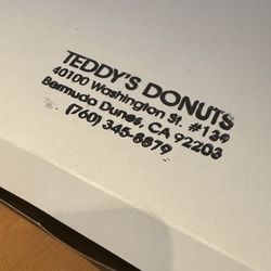 Teddy's Donuts - Wow, the best thank you from CPMC