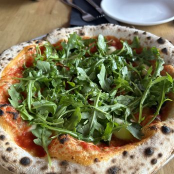 Bar Rosa - Margherita pizza with arugala - the dough was so good! - Bars Near Me - Tacoma, Washington