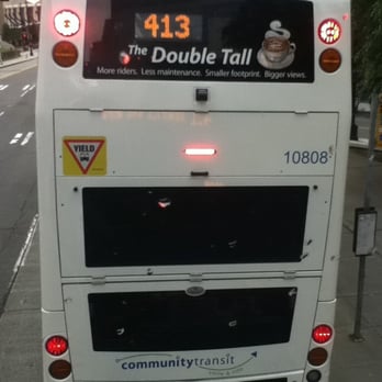 Community Transit - The Double Tall - Public Transportation Near Me - Everett, Washington