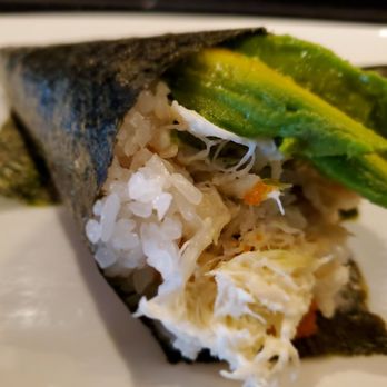 Chobop - Blue crab hand roll - Sushi Bars Near Me - Costa Mesa, California