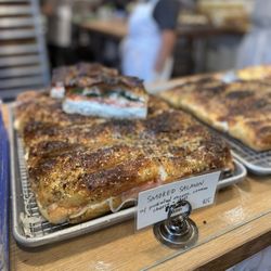 Radio Bakery - Smoked salmon foccacia