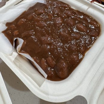 L.A. Brisket - Side baked beans - Smokehouse Near Me - Honolulu, Hawaii