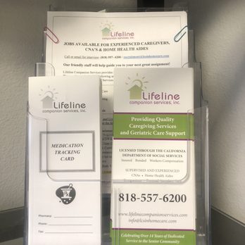 Lifeline Companion Services - Home Health Care Near Me - Burbank, California Lifeline Companion Services - Home Health Care Near Me - Burbank, California