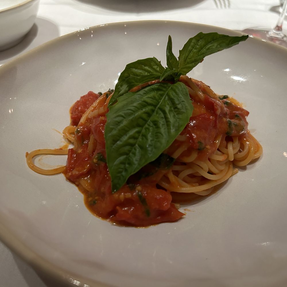Tutto Mare - Spaghetti (before cheese) - Mediterranean Near Me - Palm Beach, Florida
