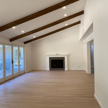 U.S Accurate Design Build - After (living room with vaulted ceiling) - General Contractors Near Me - Lafayette, California