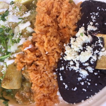 Serg's Mexican Kitchen - Green Enchiladas Plate - Food Trucks Near Me - Honolulu, Hawaii