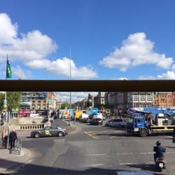 Dublin Bus 16 - Heading back to the airport...on busy O'Connell
