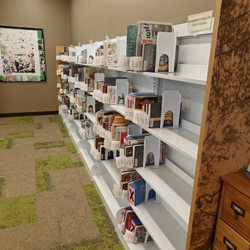 Milton Branch Library - Holds shelf