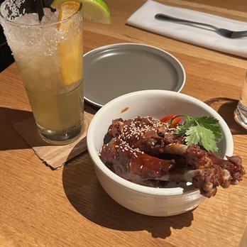 Whiskey Cake - Chile BBQ glazed duck wings - New American Near Me - Irving, Texas Whiskey Cake - Chile BBQ glazed duck wings - New American Near Me - Irving, Texas