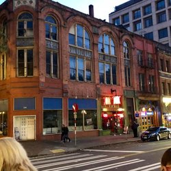 Haunted History Ghost Tours of Seattle - The condemned building, no reflections in my photograph unfortunately!