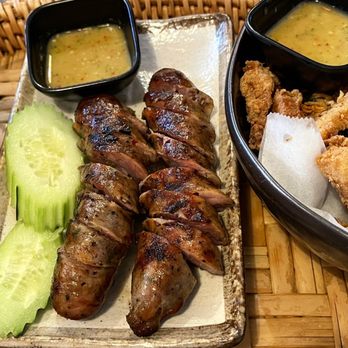 Nok’s Kitchen - Pork Sausage A La Carte and Crispy Pork Belly - Laotian Near Me - Westminster, California Nok’s Kitchen - Pork Sausage A La Carte and Crispy Pork Belly - Laotian Near Me - Westminster, California