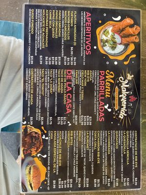 Menu photo 1 La Malquerida San Luis, AZ