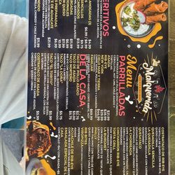 La Malquerida - Menu front - 12 - August - 2023