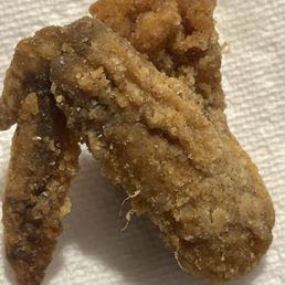 Hairy chicken wing it's very small! I just zoomed in so some of the leftover feathers are visible in the picture. Hairy chicken wing it's very small! I just zoomed in so some of the leftover feathers are visible in the picture.