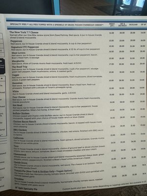 Menu photo 4 Grand Central Pizza Station Ocoee, FL