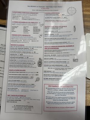 Menu photo 5 Local Union 271 Palo Alto, CA