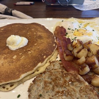 First Watch - Multi-grain pancake eggs apple sausage patties and hash browns - Breakfast & Brunch Near Me - Las Vegas, Nevada First Watch - Multi-grain pancake eggs apple sausage patties and hash browns - Breakfast & Brunch Near Me - Las Vegas, Nevada