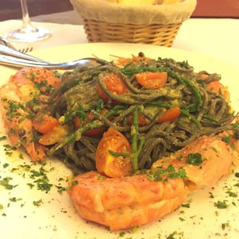 Shannara 2 - Black ink pasta with prawns and wine - Seafood Near Me - Milan, Michigan Shannara 2 - Black ink pasta with prawns and wine - Seafood Near Me - Milan, Michigan