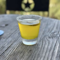 Dripping Springs Distilling - Sundrop cocktail, saffron infused vodka, makes a dramatic and tasty cocktail! Part of Vodka Day celebration.