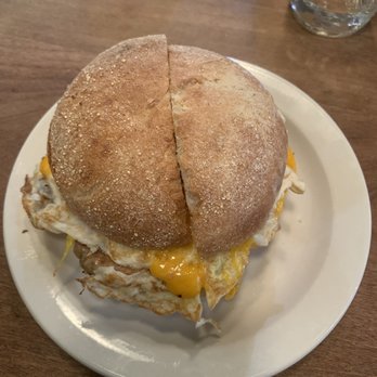 Whealth Kitchen - Sausage, egg and cheese on a roll - Breakfast & Brunch Near Me - Jersey City, New Jersey