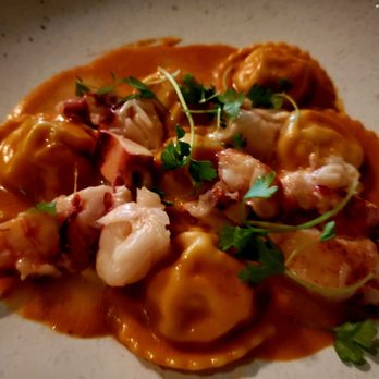 Tagliata - Lobster Ravioli (half portion) - Italian Near Me - Baltimore, Maryland Tagliata - Lobster Ravioli (half portion) - Italian Near Me - Baltimore, Maryland