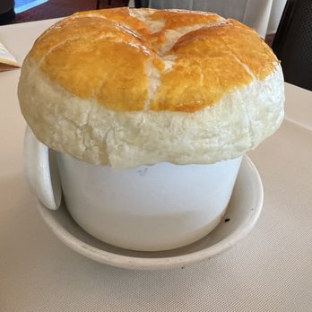 Capital Seafood - Almond soup with baked puff pastry - Dim Sum Near Me - Arcadia, California Capital Seafood - Almond soup with baked puff pastry - Dim Sum Near Me - Arcadia, California