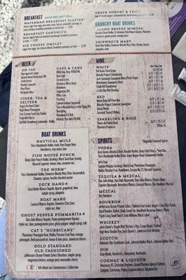 Menu photo 2 The Waterman Fish Bar Charlotte, NC Menu photo 2 The Waterman Fish Bar Charlotte, NC