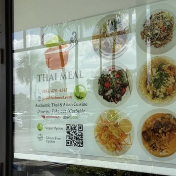 Thai Meal - Outside on window - Asian Fusion Near Me - Plantation, Florida Thai Meal - Outside on window - Asian Fusion Near Me - Plantation, Florida