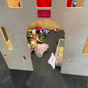 Baldwin Public Library - Puppet theatre- for kids to put on a puppet show! something for everyone in this library!! - Libraries Near Me - Birmingham, Michigan